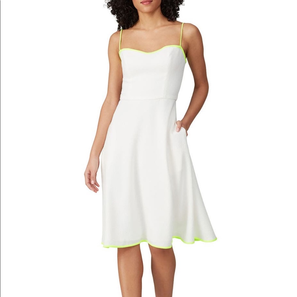 White Black Halo dress size 6